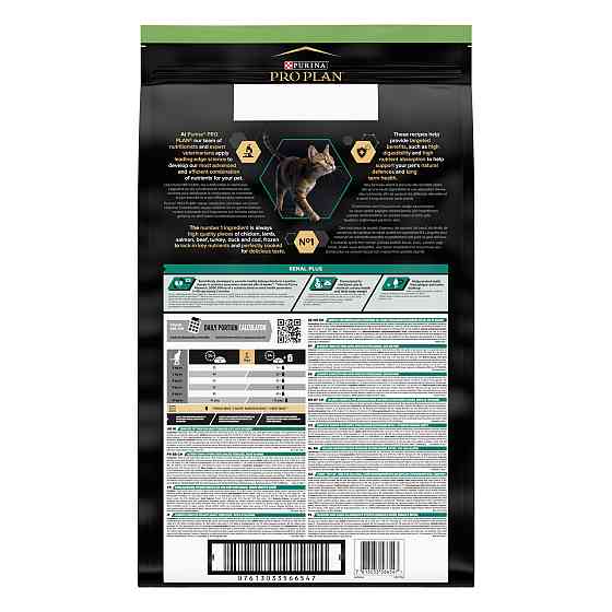 Сухий корм PRO PLAN Sterilised Adult 1+ Renal Plus для дорослих стерилізованих котів, з індичкою, 10 кг Київ
