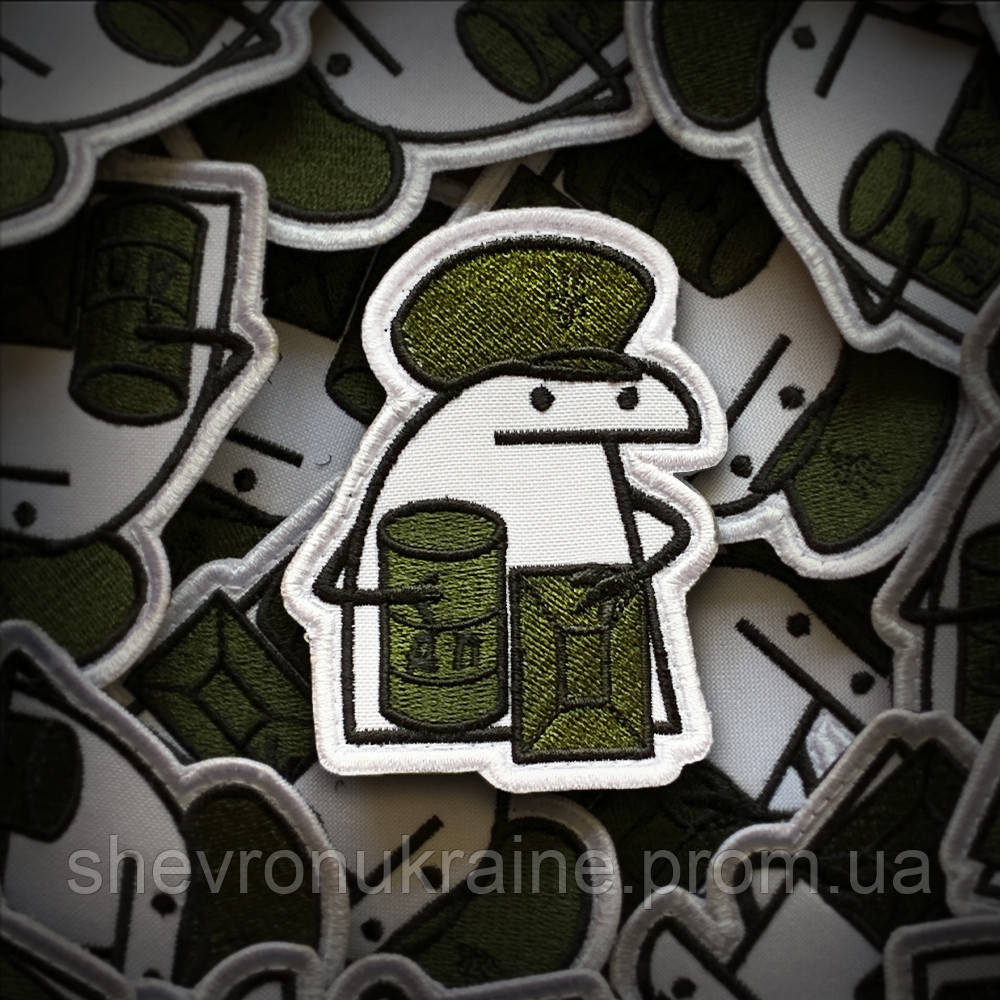 Шеврон флорк снабженець (Форма контурна. На липучці) Розмір 8x6см Київ - фото 1