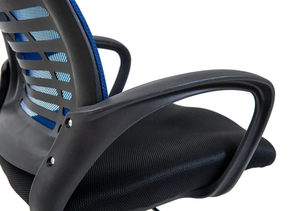 Офісне Крісло Керівника Richman Blast Сітка Чорно-синій Київ - фото 4