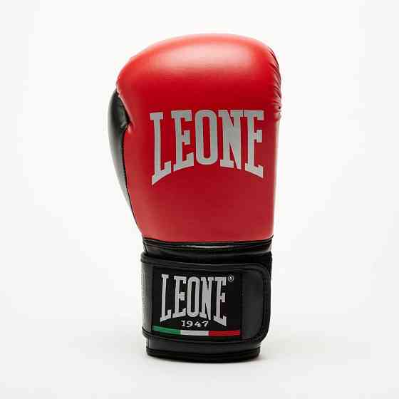 Боксерські рукавиці Leone GN383 THUNDER Red 10 унцій (капу в комплекті) Кам'янське