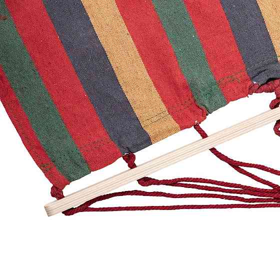 Lugi Гамак туристичний підвісний тканинний 174х80 см з планкою Червоний SJ-0010-2R Коломия