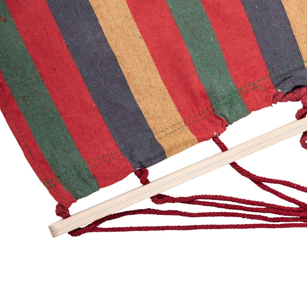 Lugi Гамак туристичний підвісний тканинний 174х80 см з планкою Червоний SJ-0010-2R Коломия - фото 3