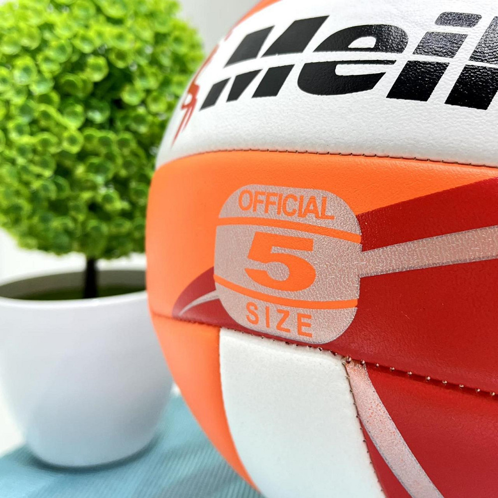 М'яч волейбольний офіційний розмір 270г Оранжевий (MS 4336) Чернигов - изображение 5