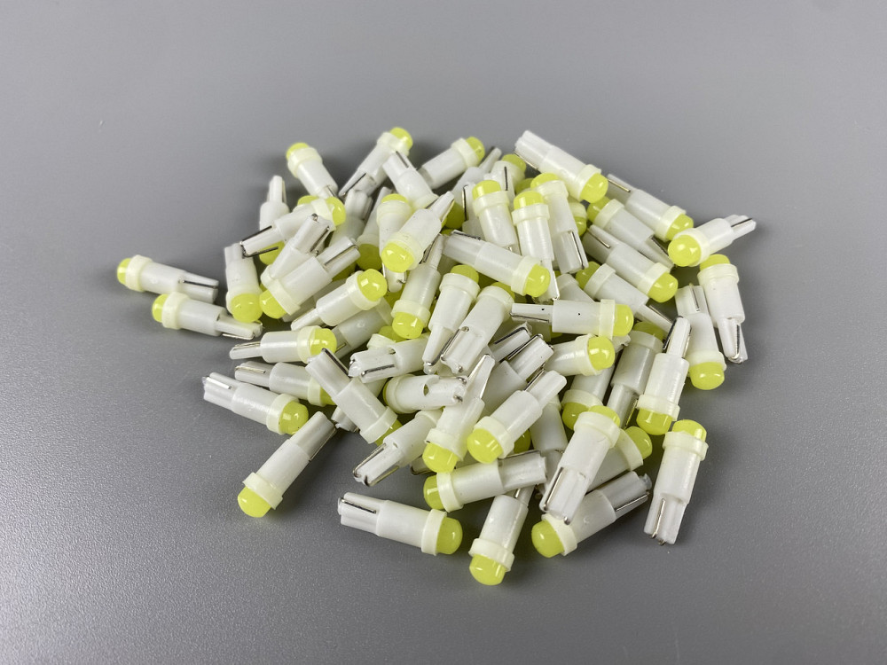 Лампа LED автомобільна робоча 12V COB chip цоколь Т5, освітлення панелі приладів Мукачево - фото 4