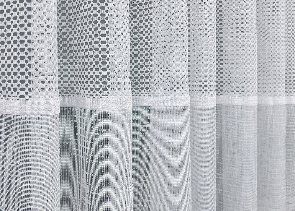 Тюль жакард колір білий 1973т Київ - фото 4
