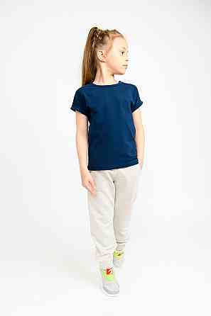 Брюки спортивные детские и подростковые, серый меланж Крохатушка одяг Киев