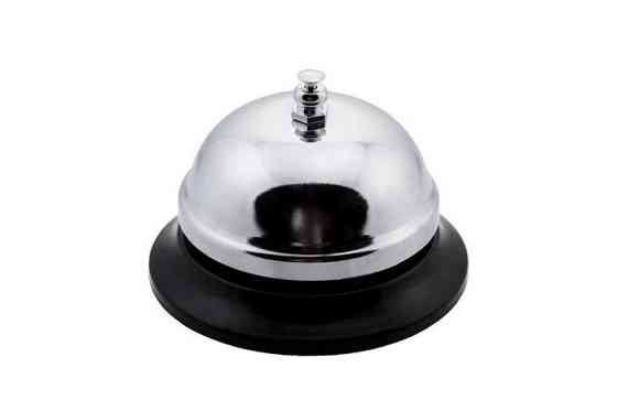 НАСТОЛЬНЫЙ ЗВОНОК  ДЛЯ ОФИЦИАНТА Ø 10 СМ АЛЬФА (ШТ) 0130 ABA-OPT Одесса