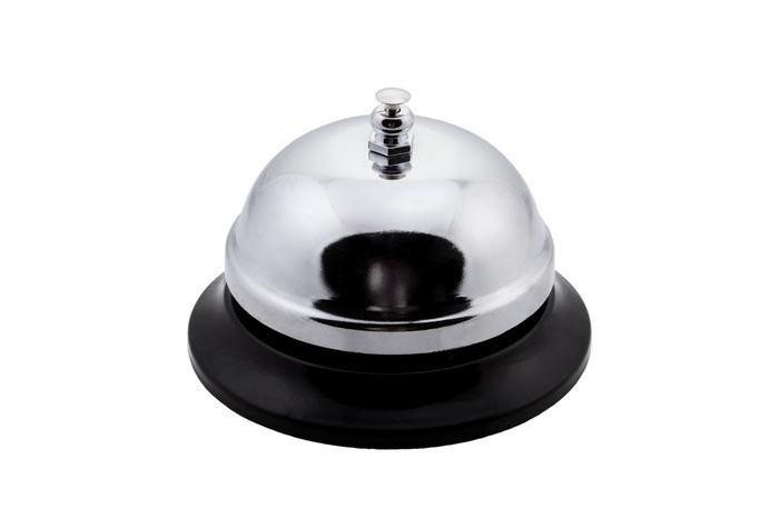 НАСТОЛЬНЫЙ ЗВОНОК  ДЛЯ ОФИЦИАНТА Ø 10 СМ АЛЬФА (ШТ) 0130 ABA-OPT Одесса - изображение 1