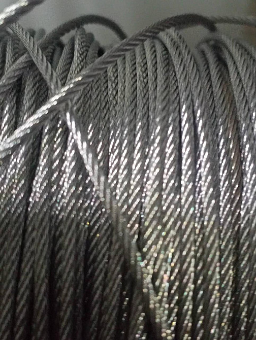 Трос "GoralMet" з нержавіючої сталі марки AISI 316, діаметром 1,0 мм, 7х7, бобіна пластикова, намотка 200 м Киев - изображение 3