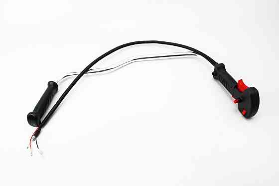 Ручка газа + трос (курок "широкий", з трубою, цільна) Київ