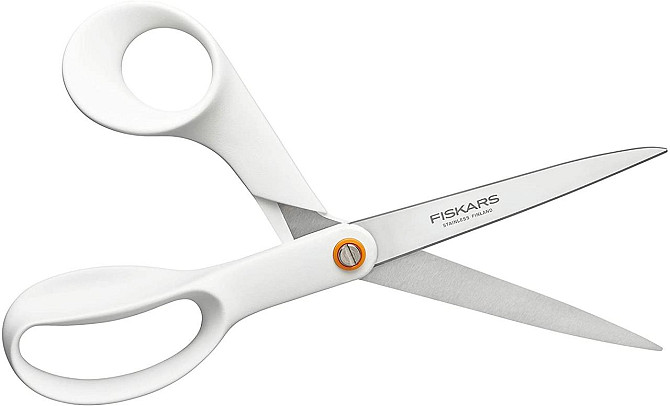 Універсальні Ножиці 21 см Fiskars "Functional Form" White (1020412) Нержавіюча сталь Нововолинськ - фото 3
