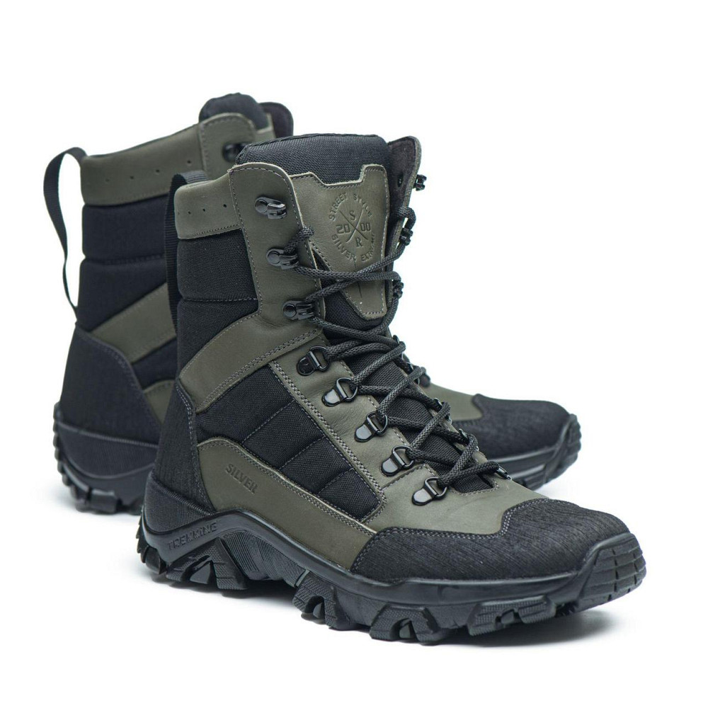 Настоящие зимние мужские тактические ботинки, берцы, влагостойкие, водонепроницаемые, хаки. 41 (27) Харьков - изображение 3