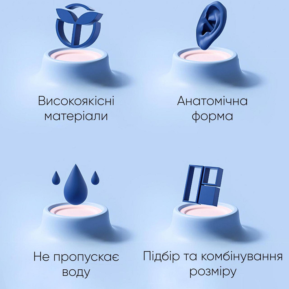 Бервуха (Беруші) Renvo Light Pro Рожевий Уні (2SCL140-05) Киев - изображение 4