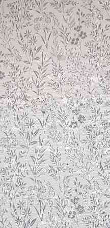 Обои виниловые на флизелине Rasch County Living метровые цветы мелкие прованс серые на белом Киев