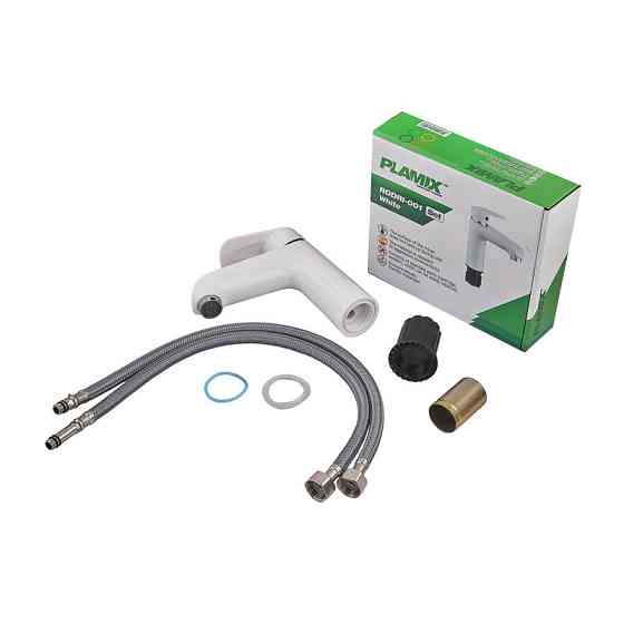 Змішувач для умивальника Plamix Rodri-001 Set White (з підведенням) (PM0739)   ( 21737 ) Харьков