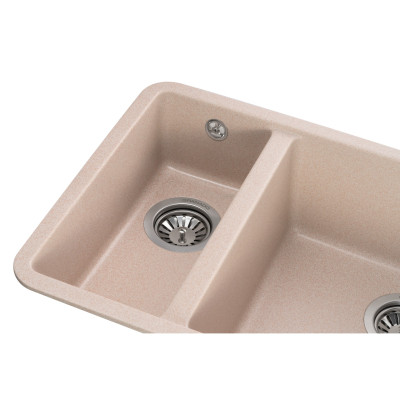 Мийка кухонна GRANADO Under top DOUBLE avena (gr3402) Вінниця - фото 3