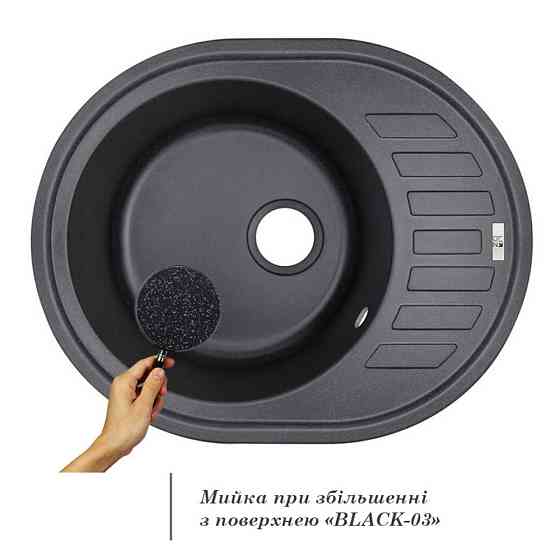 Кухонна мийка Lidz 620x500/200 BLA-03 (LIDZBLA03620500200) Київ