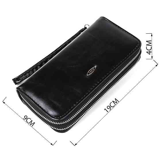 Гаманець жіночий з екокожі KIVI 19052 Чорний Київ