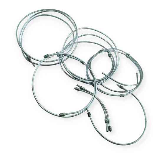 Трубки ГАЗ-53 стальные (d-12 8шт к-т)старый образец 1-секц. гтц торм. Мукачево