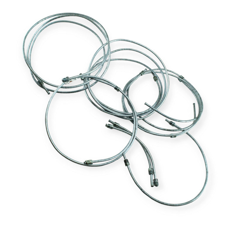 Трубки ГАЗ-53 стальные (d-12 8шт к-т)старый образец 1-секц. гтц торм. Мукачево - изображение 1