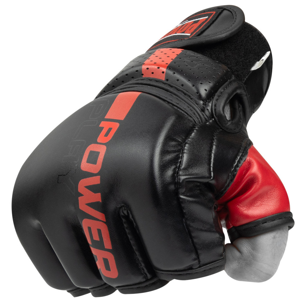 Рукавиці для MMA PowerPlay 3093 Чорні XL Каменское - изображение 1