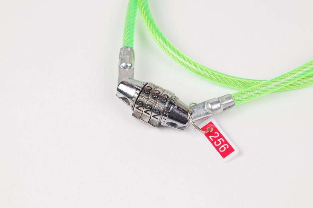 Замок велосипедный кодовый 3-х значный(Ø троса-6мм,L троса-920мм) Одесса - изображение 3