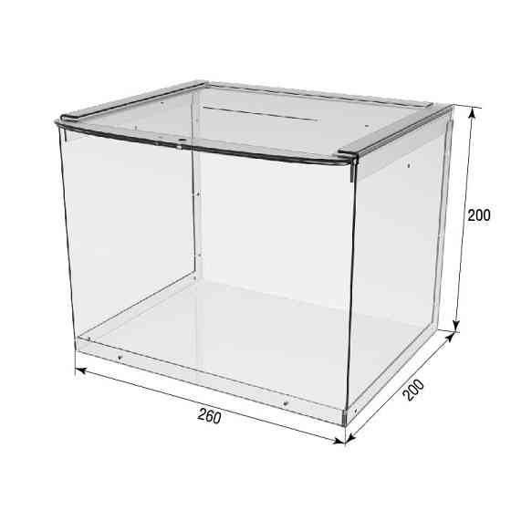 Ящик EKOSTAR без замка для пожертвований и сбора денег 260x200x200 Киев
