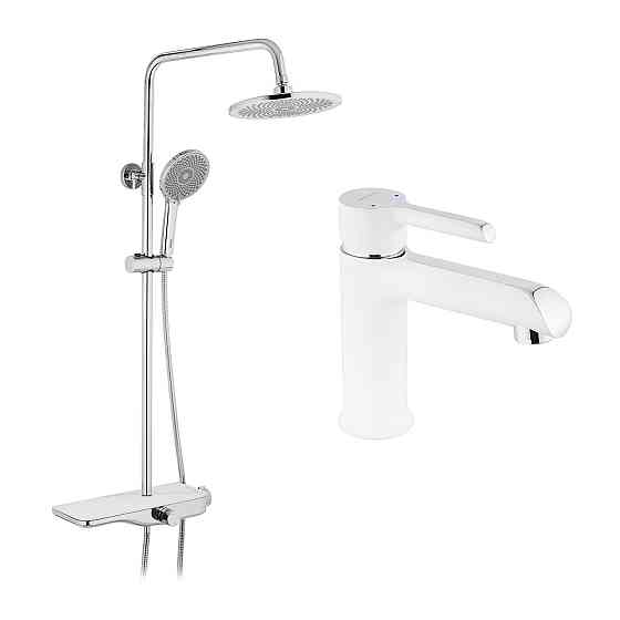 Набор 2 в 1 душевая система Kroner Armada-W065 + смеситель Essen-W010 Киев