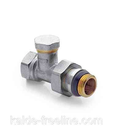 Кран радіаторний (вентильний) KOER KR.904-Gi прямий 1/2" з американкою Харків