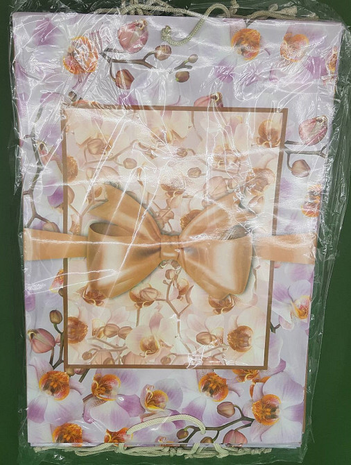 Пакет бумажный гигант вертиркальный (30х42х12)(артGV-064) (12 шт) Харьков - изображение 2