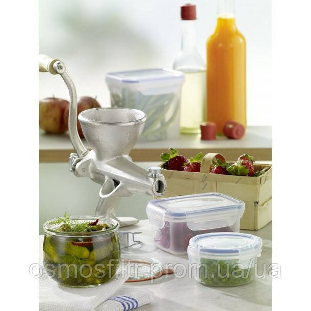 Контейнер для хранения Axentia круглый с крышкой прозрачный пластик 0.25 л Н 6 см Ø 10 см (230712) Киев - изображение 3