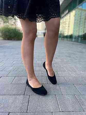 Loretta Балетки женские LORETTA черные из искусственной замши классические размер 36-41 (E338-1 Коломия