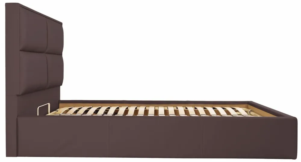 Кровать Двуспальная Sheffield Comfort 180 х 190 см Fly 2231 С подъемным механизмом и нишей для белья Темно-коричневый Киев - изображение 4