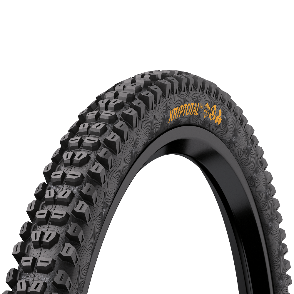 Покрышка бескамерная Continental Kryptotal-R 27.5 x 2.4 Soft Enduro чёрная складная TR Киев - изображение 1