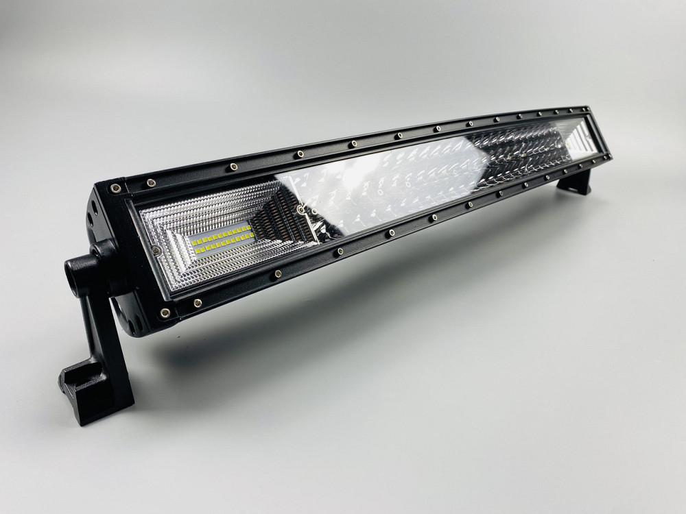 Фара LED BAR прямокутна 324W півколо 9-32В IP67 led chip 3030 108 led ламп балка для авто Мукачево - фото 8