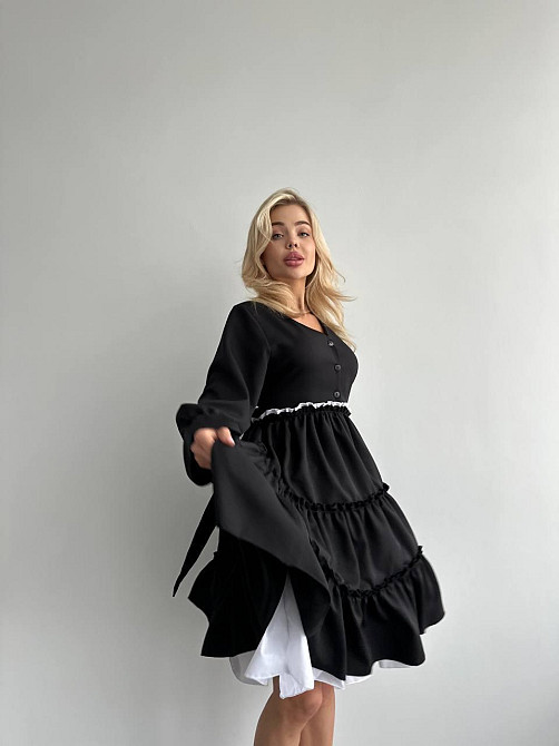 Женская базовая приталенная костюмный креп Одесса - изображение 3