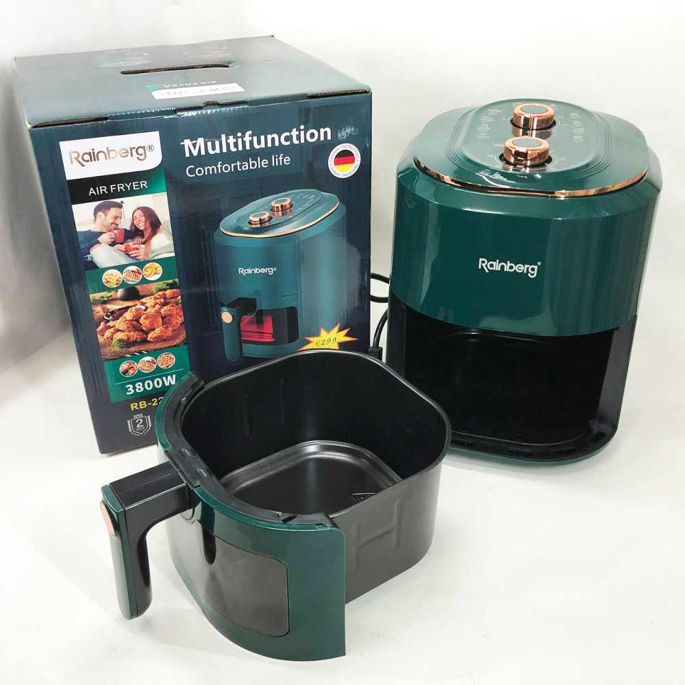 Аерогриль для випічки, Картопля фрі без рослинної олії, Аерофритюрниця для смаження без додавання олії QL-13 Львів - фото 6