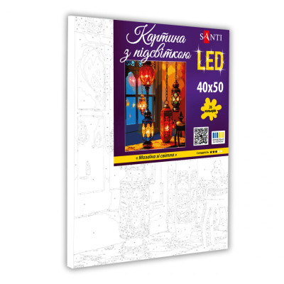 Картина по номерам Santi Мозаїка зі світла 40*50см LED (955087) Вінниця - фото 2
