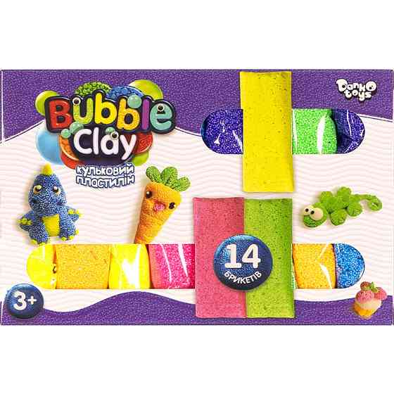 Креативна творчість "Bubble Clay" 14 шт укр (12), шт Київ