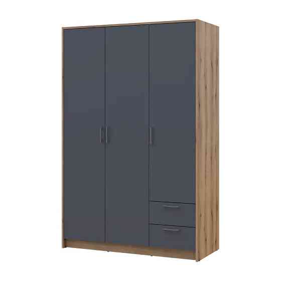 Шкаф для одежды Doros Ронди Дуб Артизан/Графит 3ДСП 121х52х195 DRS-011658 (80737814) Львов