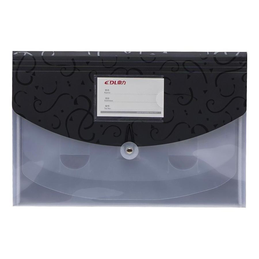 Папка на резинці А4 DL5226 4 відділення Чорний Вінниця - фото 1