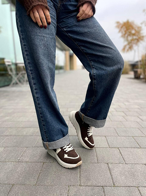 Arcoboletto Кросівки жіночі Arcoboletto 500 коричневі (зима, шкіра+замша натуральна) (5669) 39 Коломыя - изображение 7