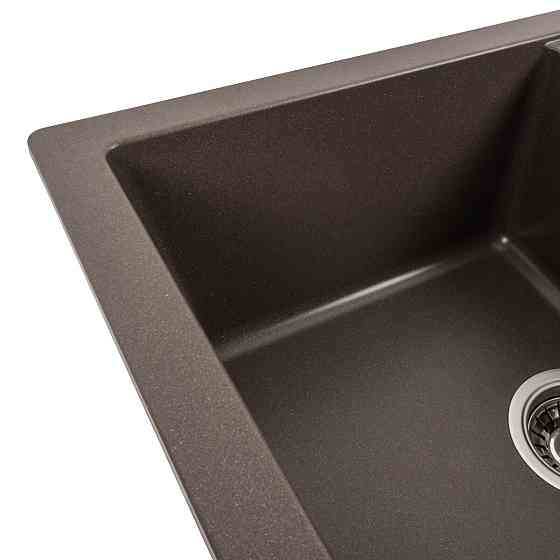 VALESO Гранітна мийка для кухні VALESO INTENSO 6550 матова Темна скеля Киев