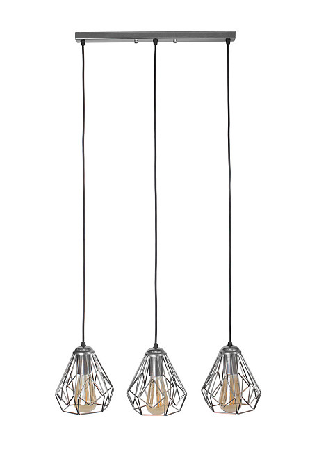 Люстра с подвесными плафонами лофт Е27-3 Milan NL 538-3 CR хром Одесса - изображение 2