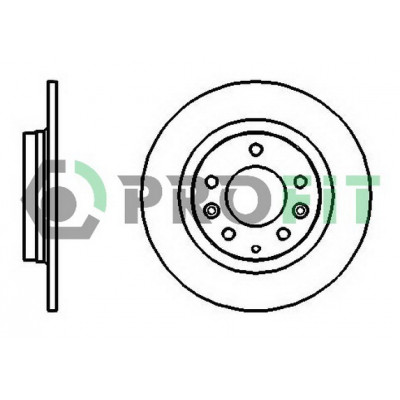 Гальмівний диск Profit 5010-1500 Вінниця - фото 1