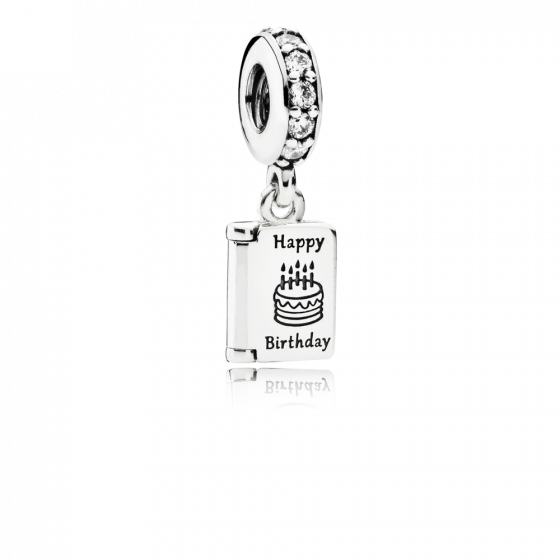 Срібна намистина Пандора    "Вітальна листівка" 791723CZ MasterSem Київ - фото 1