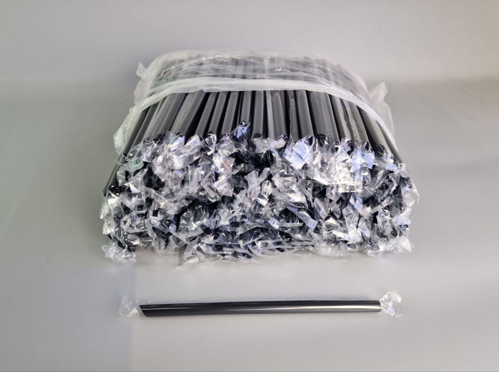 Трубочка Метелик ті в індивід. упаковці Чорна (250 шт.) Харків - фото 2