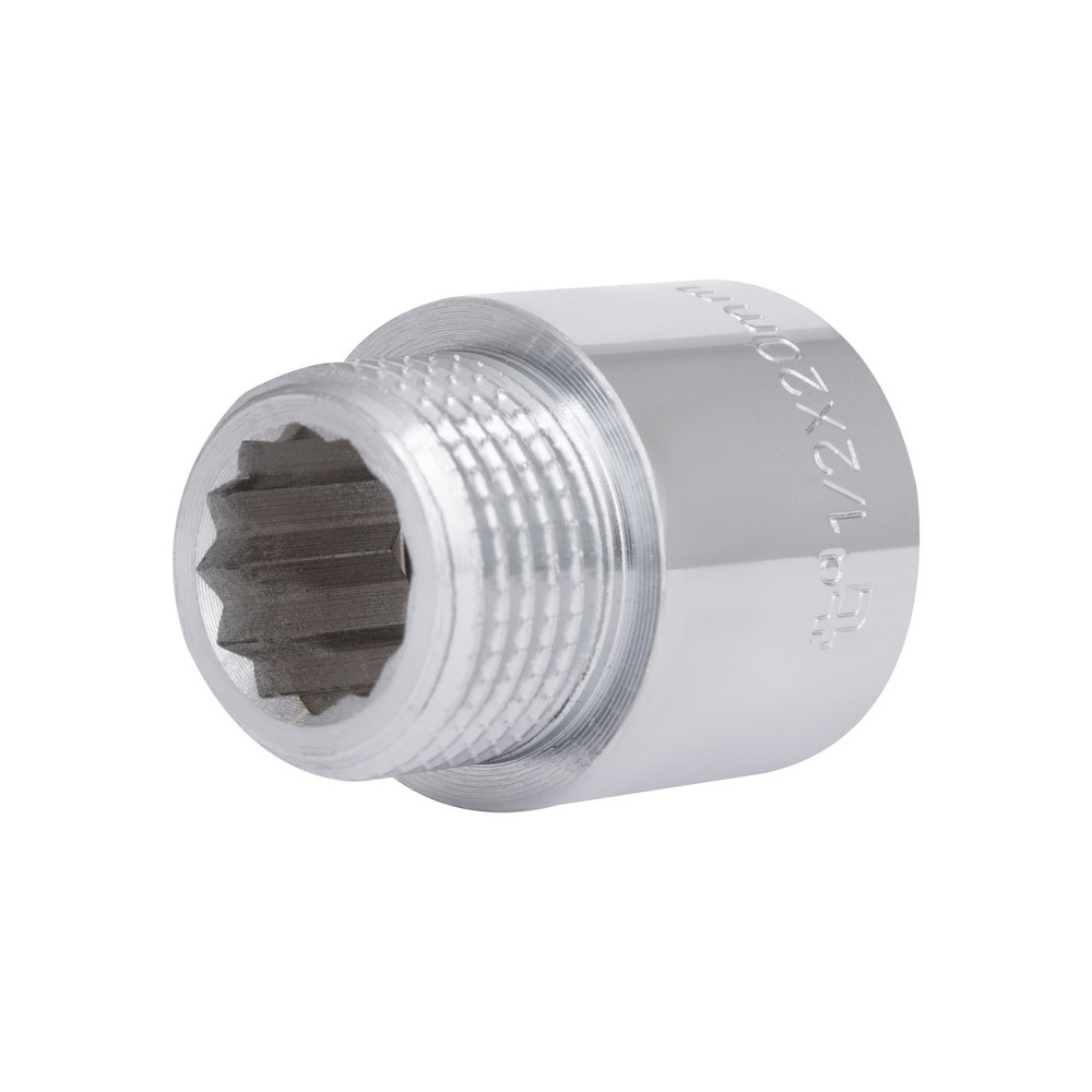 Подовжувач хромований Thermo Alliance Forte 1/2"ВН, L = 20 мм TAF1301520 Київ - фото 9