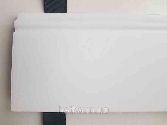 Плинтус напольный NMC decoration 2000Х80Х13 дюрополимер FL1 белый возможность окраски 3040932 Киев