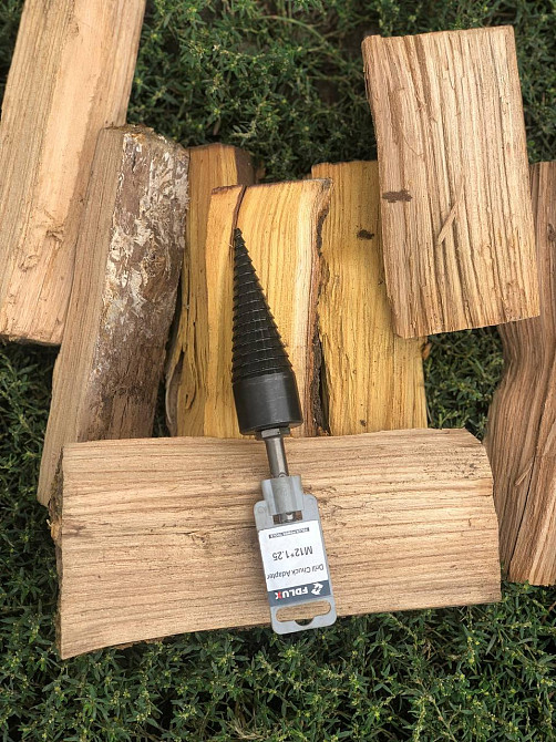 Дровокол на перфоратор,шуруповер, конус, морковка, винтовой колун для заготовки дров. 42 диаметр Киев - изображение 2